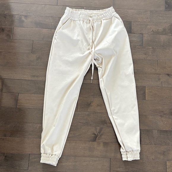 Venti6 Women's Cream Track Pants - Picture 3 of 9
